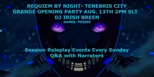 TENEBRIS GRAND OPENING PARTY