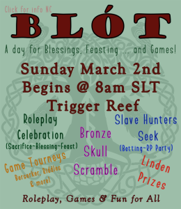 Spring Blót Celebration at Trigger Reef