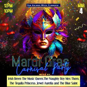 its Fat Tuesday, Mardi Gras  with The WHIP