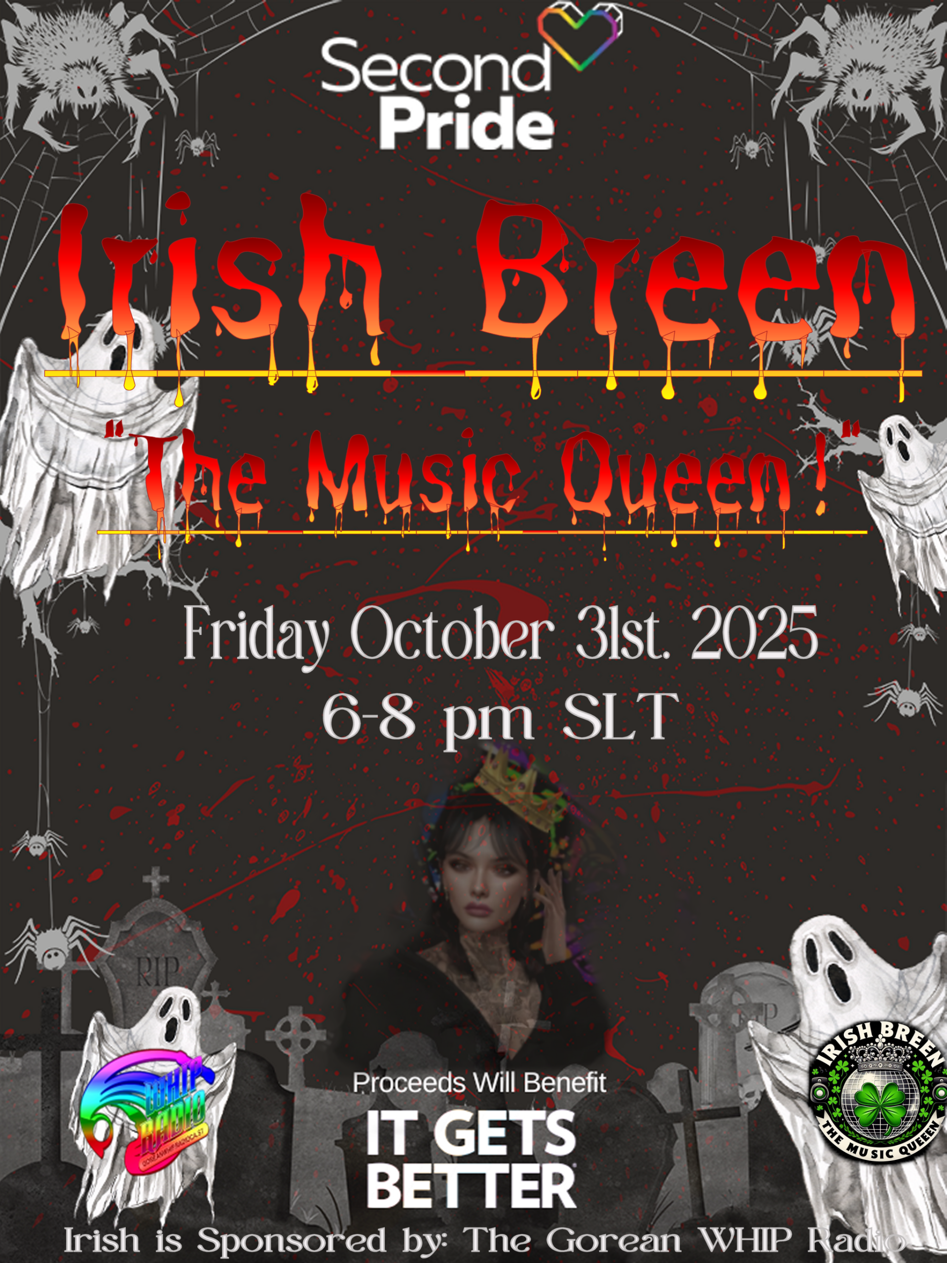 Irish Breen Glitter and Gore promotion