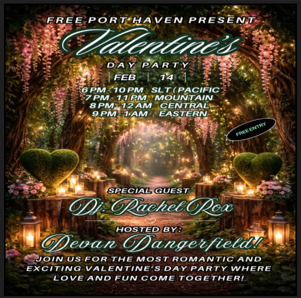 Free Port of Haven Valentine Day Party