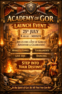 Launch – Academy of Gor & Welcome Centre