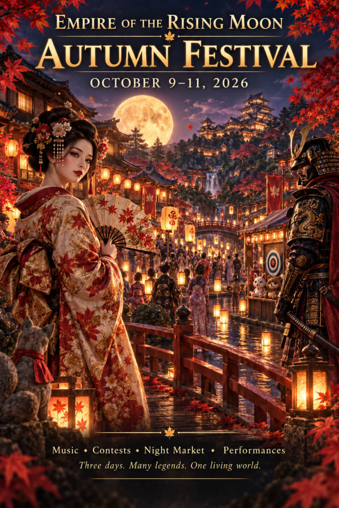 EMPIRE OF THE RISING MOON AUTUMN FESTIVAL