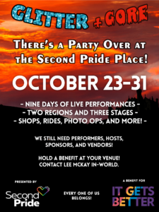 Second Pride Glitter and Gore 2026