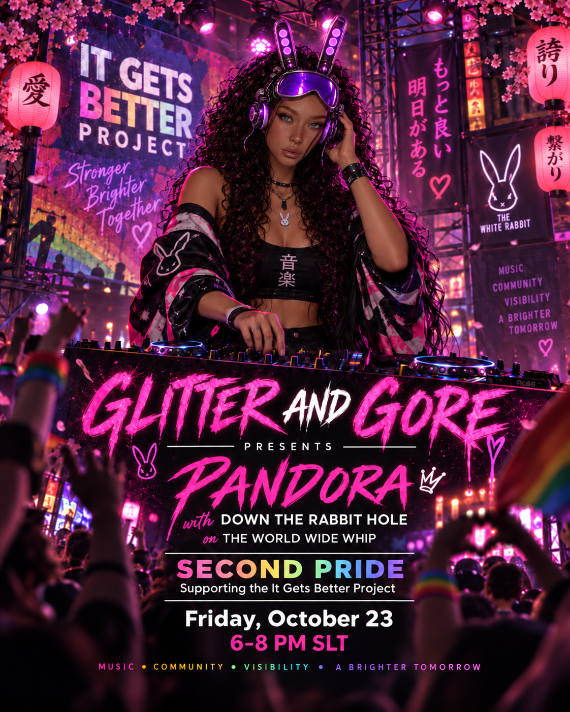 Pandora Glitter and Gore Promotional Image